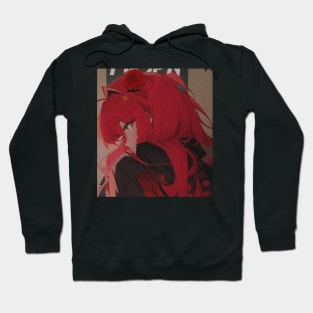 red head anime girl Hoodie